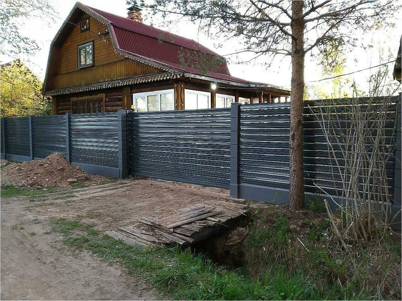 забор-ранчо из штакетника 75м фото4 в Керчи