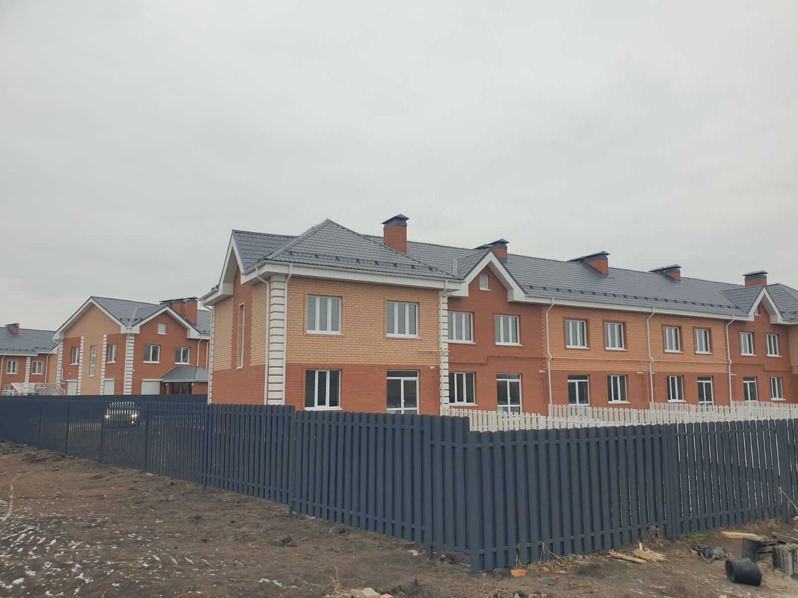 Забор из штакетника 230м Серый Графит фото4 в Керчи